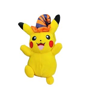 Wicked Cool Toys Pokemon 20cm Halloween Pikachu with Witch Hat Plush Toy